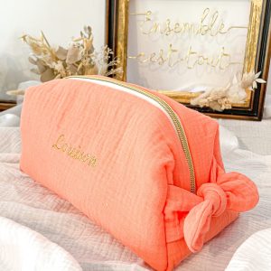 Trousse de toilette double gaze