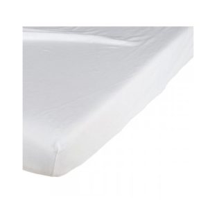 DRAP HOUSSE 60 *120 CM COTON BLANC– Candide