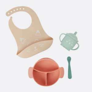 Kit repas bébé 15-24 mois Rose – LEARN’ISY – Babymoov