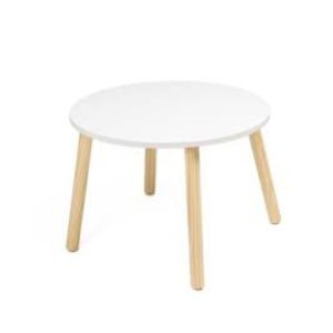 Table ronde blanche- Eurekakids