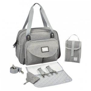 Sac à langer Genève Gris Chiné – Béaba
