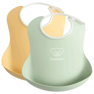 Bavoir, lot de 2 Jaune Pastel/ Bleu Pastel