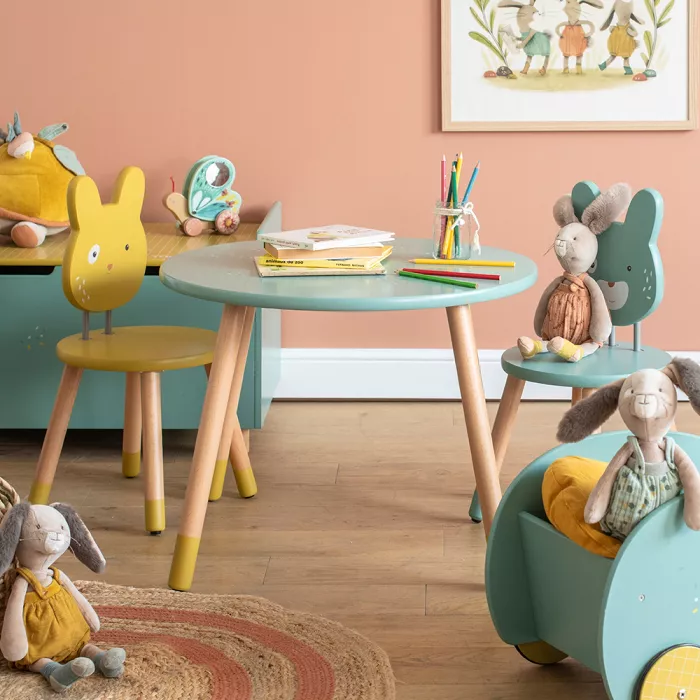 Chaise ocre Trois Petits Lapins – Moulin Roty – Image 3