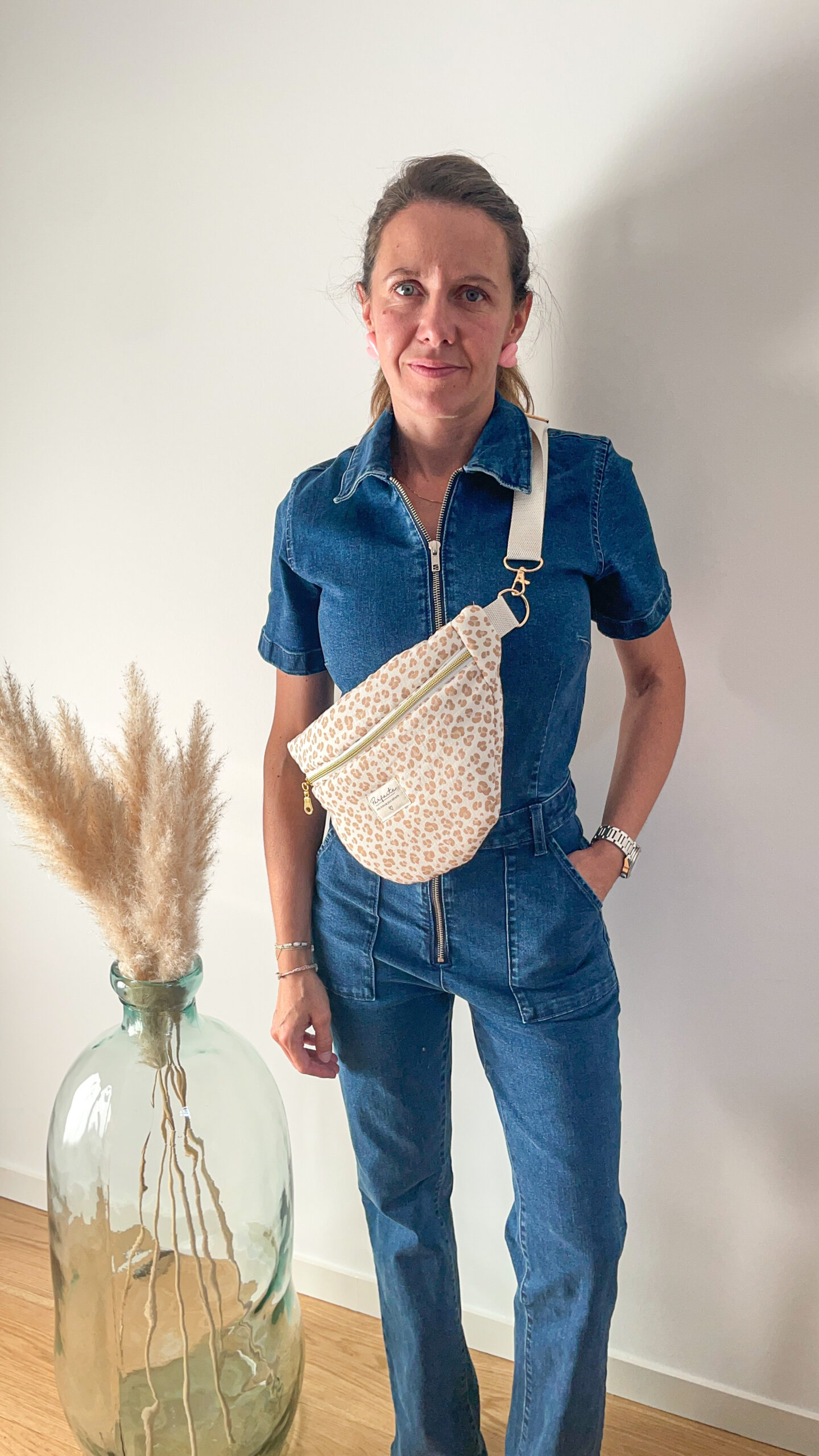 Sac banane leopard beige – Image 2