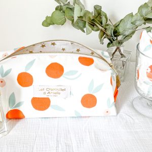 Trousse de toilette imprimée