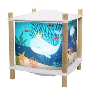 Veilleuse – Lanterne ReVOLUTION 2.0 – Ocean – Bluetooth, Musicale, Détection des Pleurs & USB Rechargeable