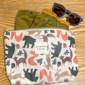 Pochette à maillot de bain animaux