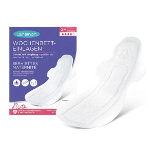 Serviettes post-partum Extra-Absorbantes 2 + Semaines 10 pcs – Lansinoh