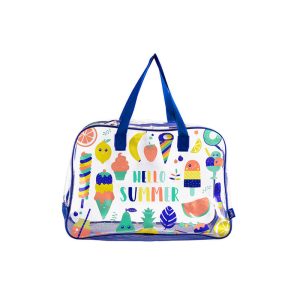 Sac De Plage Bleu Orange – Eurekakids