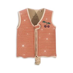 Gilet de sauvetage cerise paillette