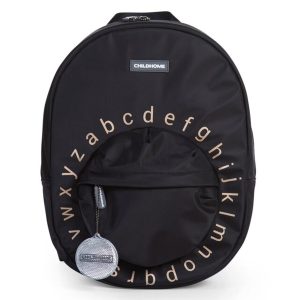 Sac à Dos ABC Noir et doré – Childhome