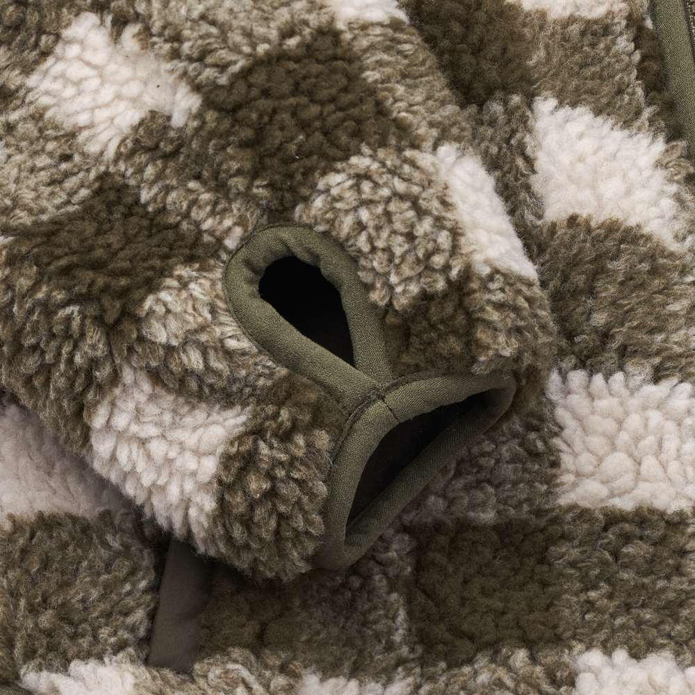 Veste à carreaux kaki Nolan – Image 4