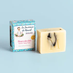 FLEURS DES ÎLES – Savon saponifié à froid bio