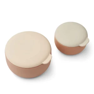 Lot de 2 snack box rose Eleanor