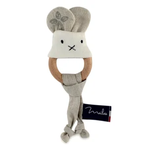 Anneau de dentition en bois et coton BIO Ourson – Terre de Légende