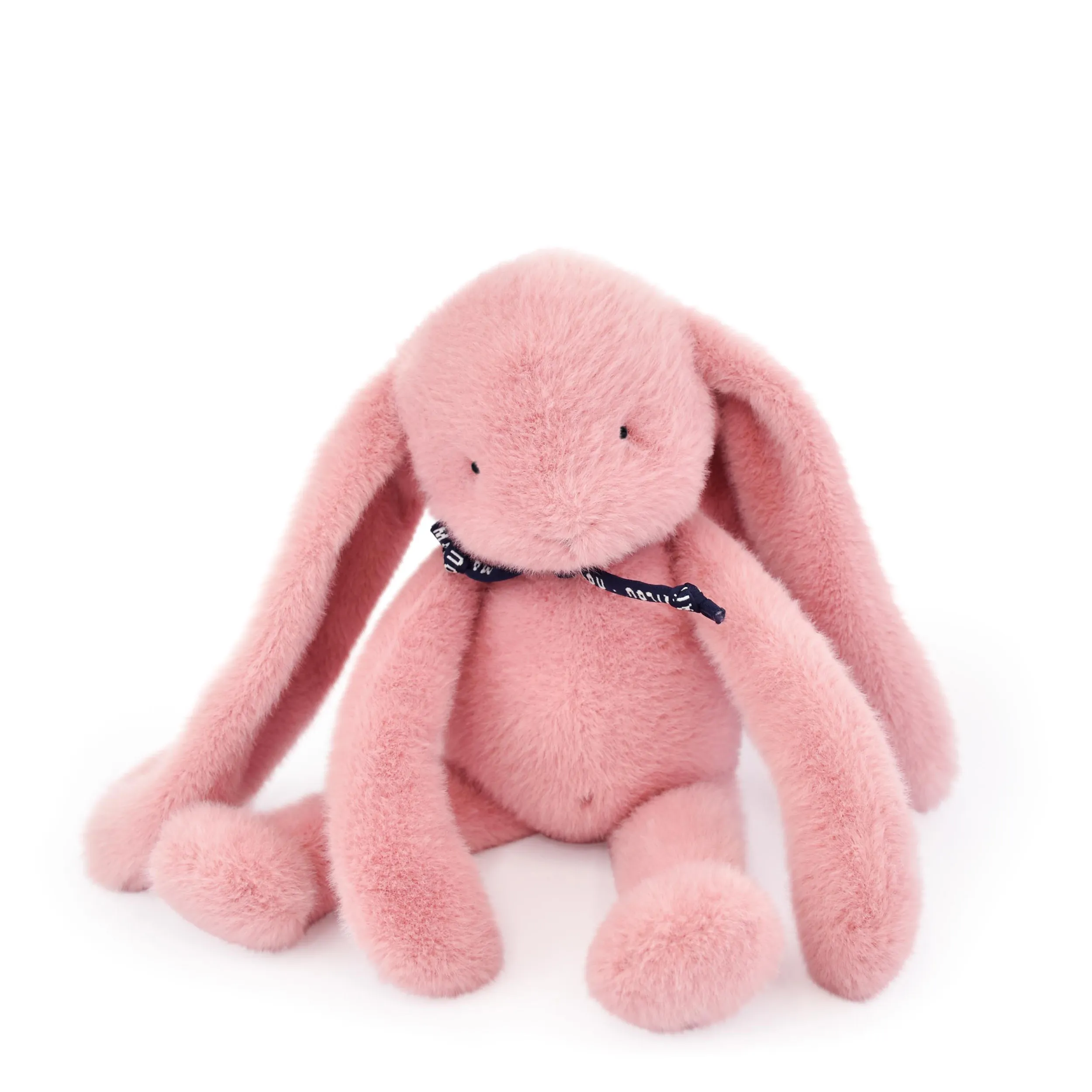 Lapin Méloé peluche rose – tendre et douce fabrication française
