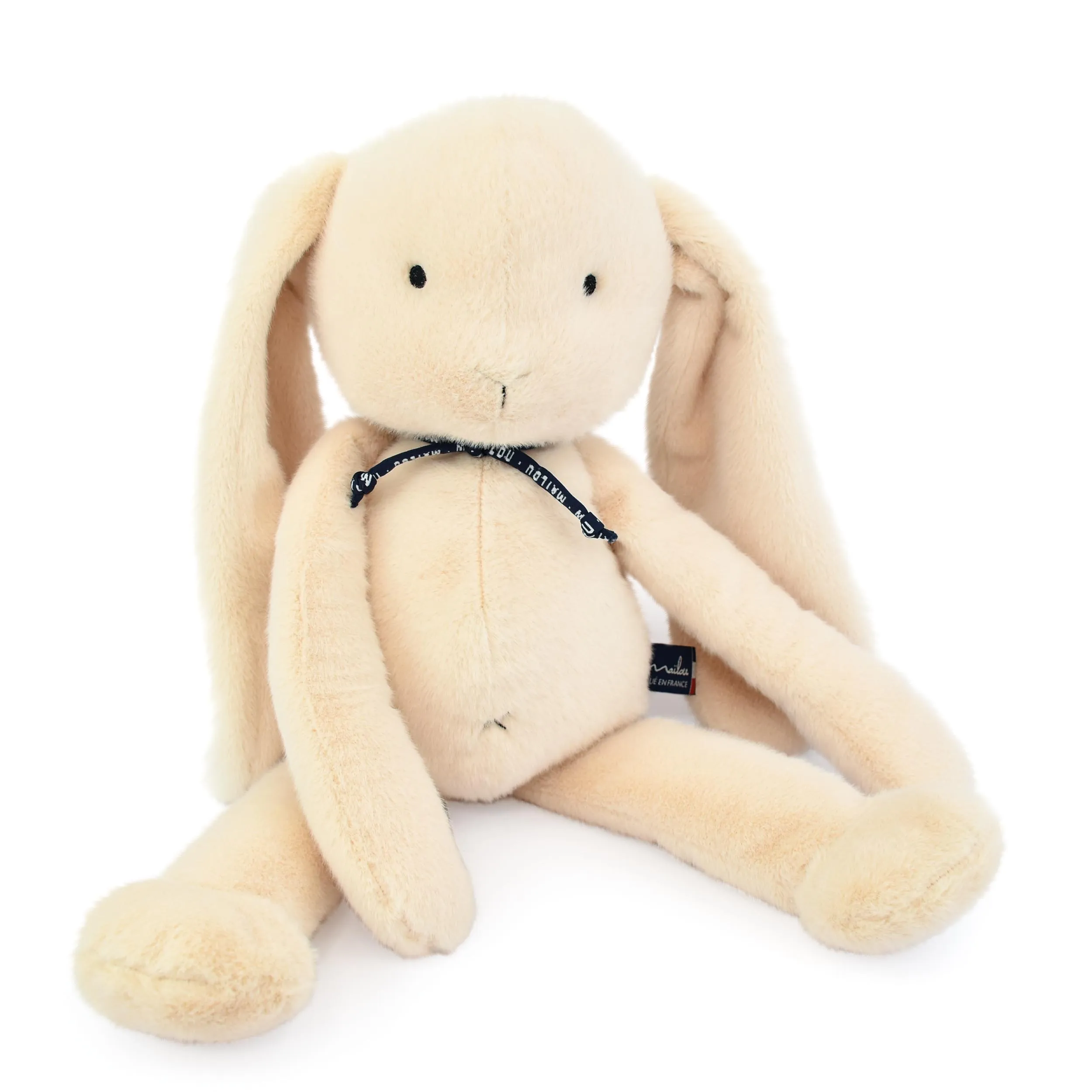 Lapin Méloé Peluche Beige Française – Fait main Maïlou