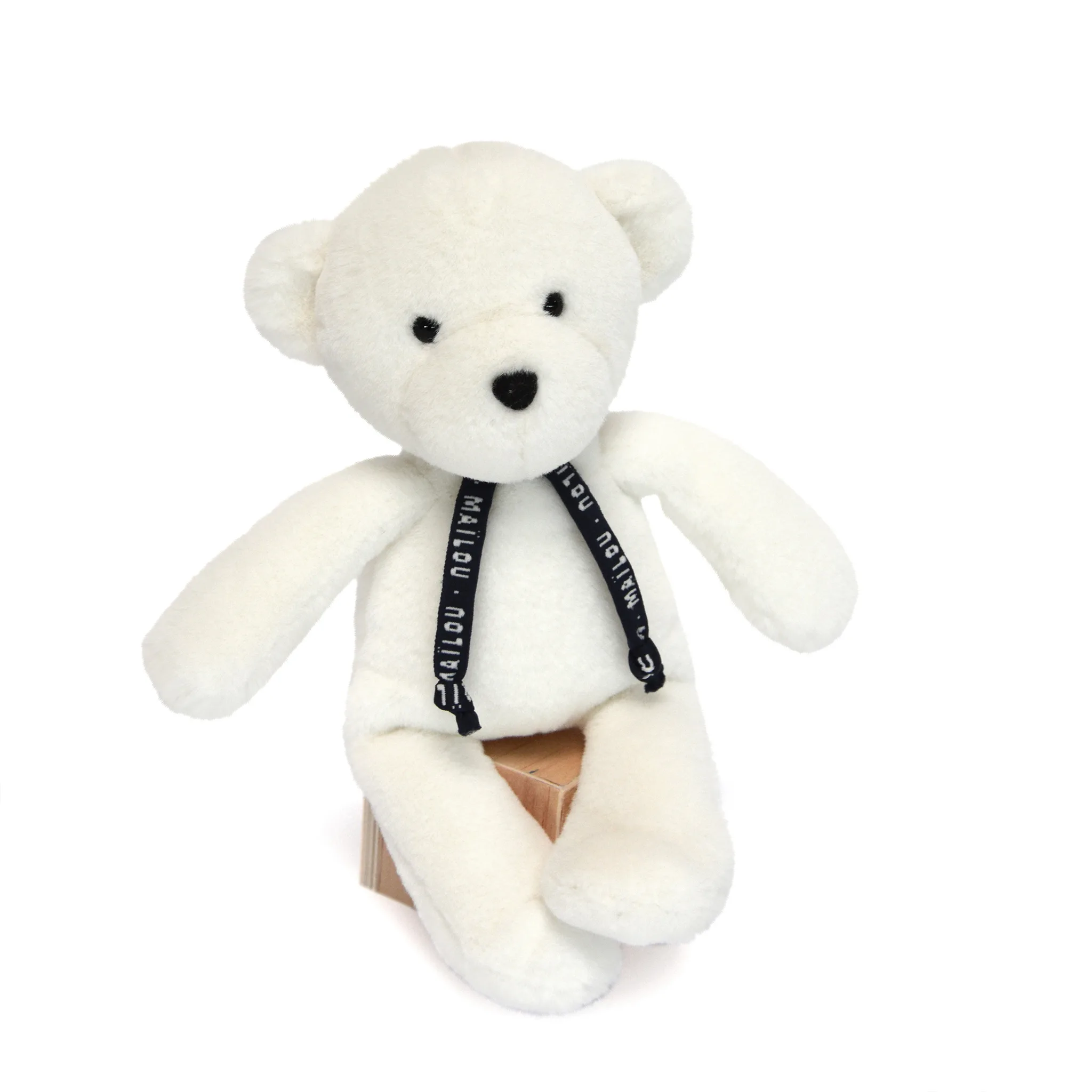Petite peluche Ours blanc – Dorlotin fait main France Maïlou – Image 2