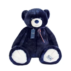 Ours en peluche marine – L’Ours Maïlou authentique – 65 cm