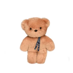 Doudou ours Petit Frenchie marron – Fait main en Bretagne