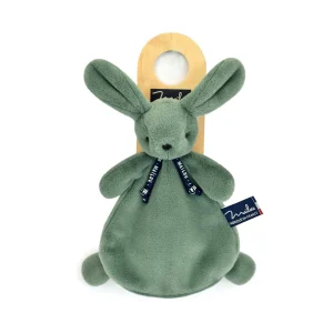 Doudou Lapin vert sauge doux – Collection Dorlotin