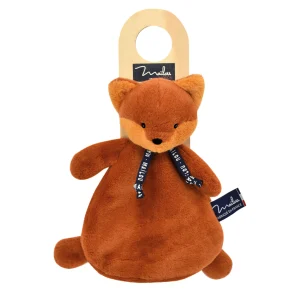 Doudou plat Renard Roux Dorlotin – Fait Main en Bretagne – 24 cm