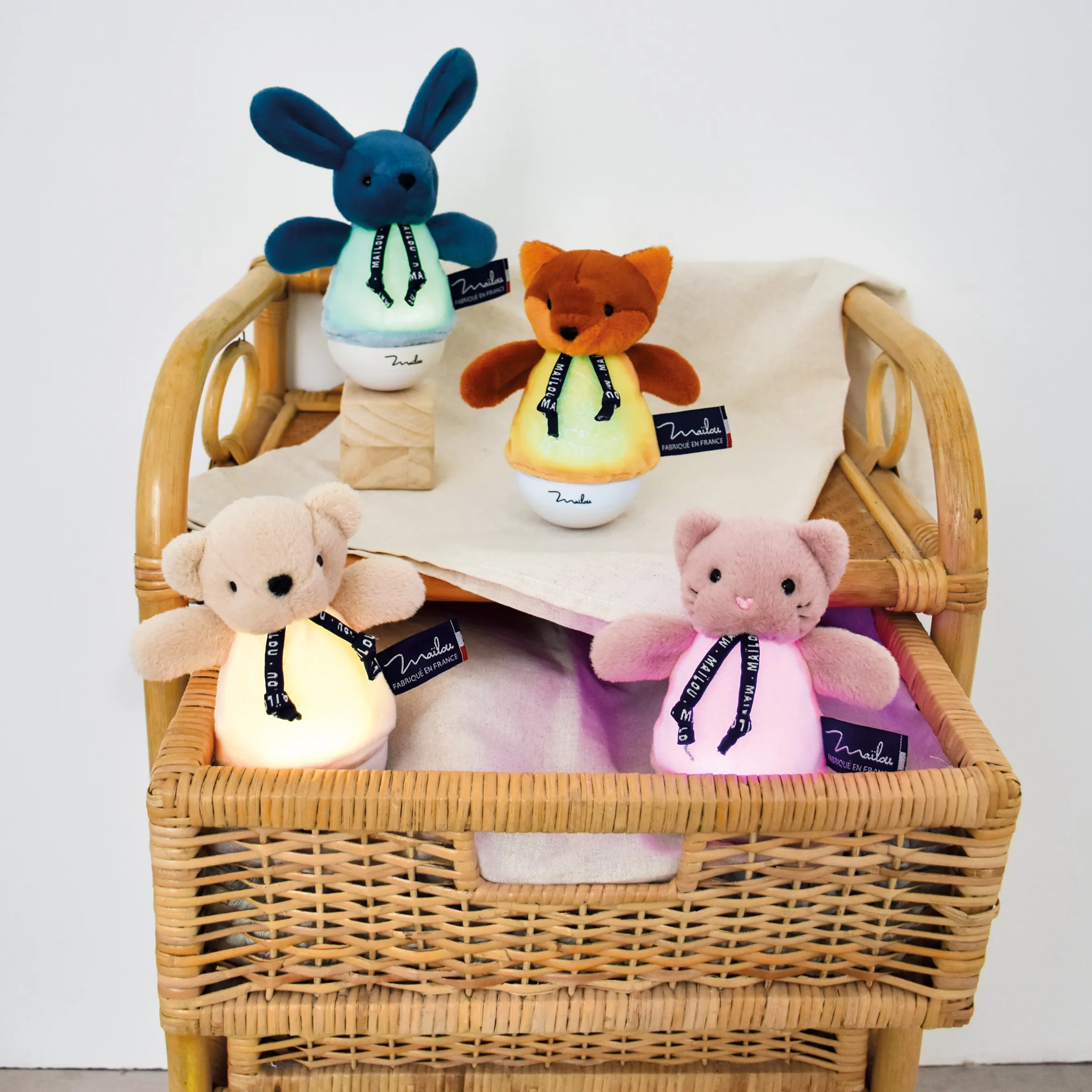 Veilleuse Musicale Renard Roux – doudou lumineux 16 cm – Image 6