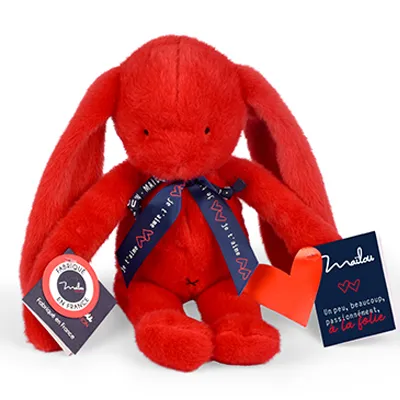Lapin Méloé Rouge Passion passion – Je t’aime “à la folie” – Image 2