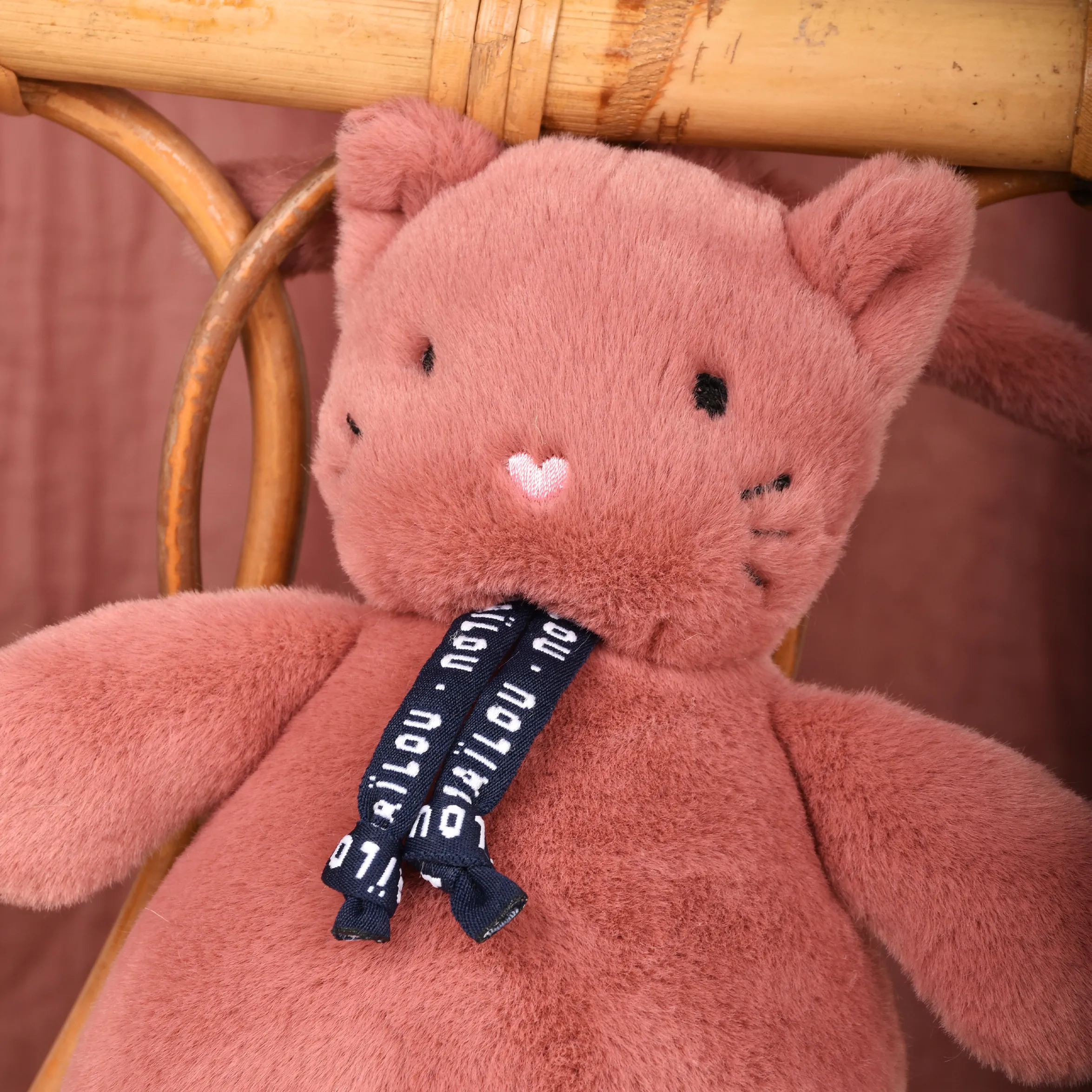 Chat Dorlotin Boite à musique – Bois de Rose – Image 3