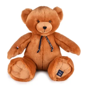 Ours caramel fait main Maïlou – Peluche artisanale France