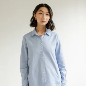 Chemise d’allaitement MANON – oxford