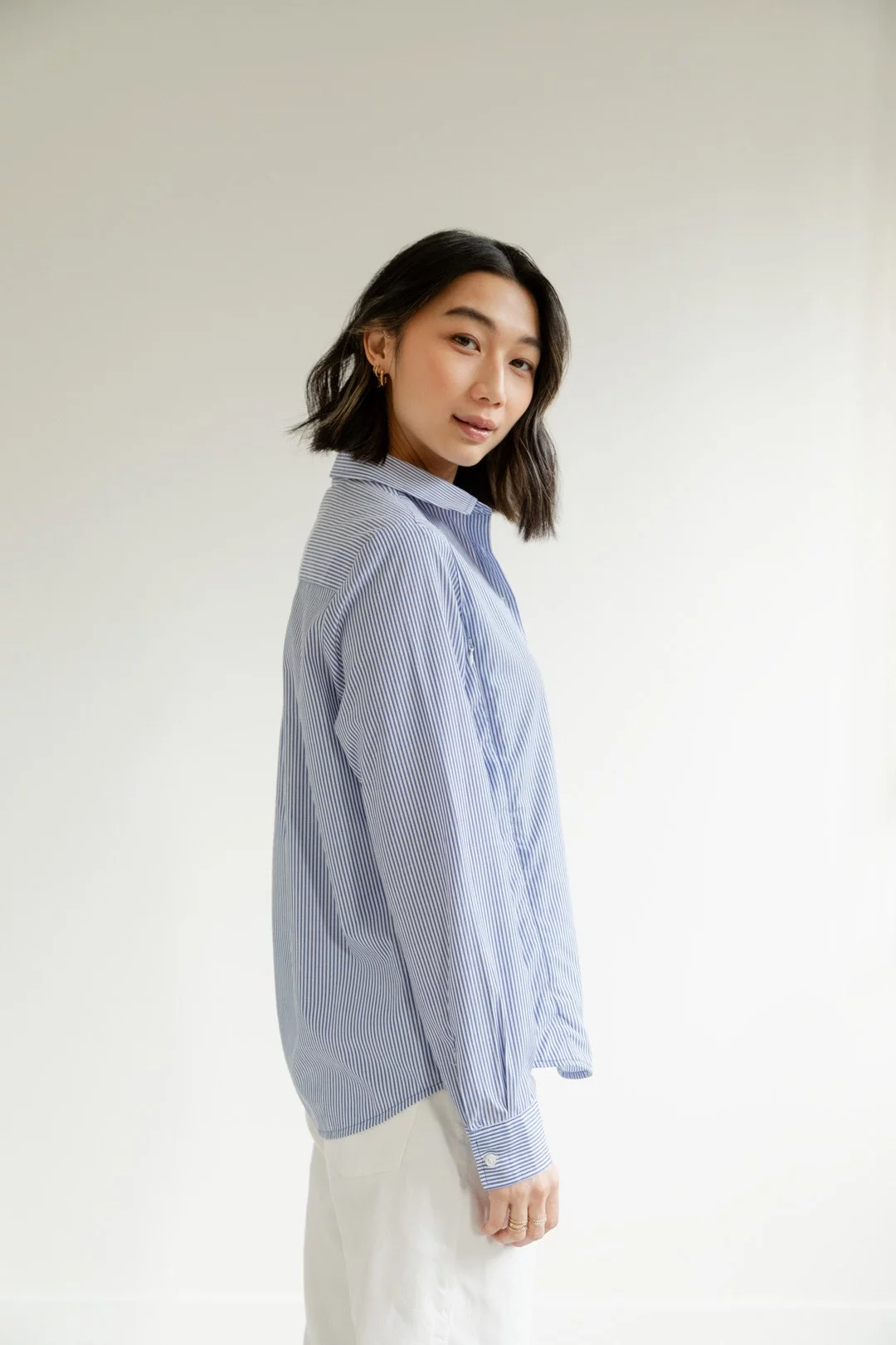 Chemise d’allaitement MANON – rayée – Image 5