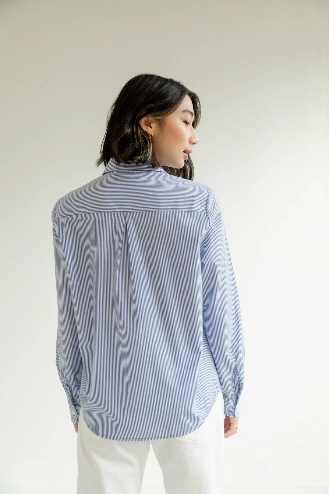 Chemise d’allaitement MANON – rayée – Image 4