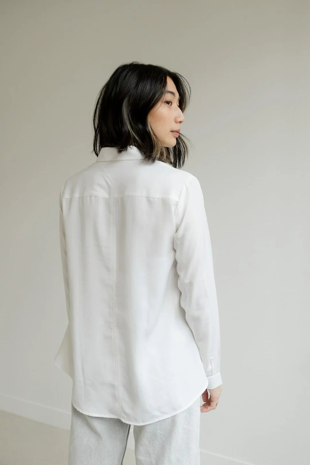 Chemise d’allaitement NOA – blanche – Image 6