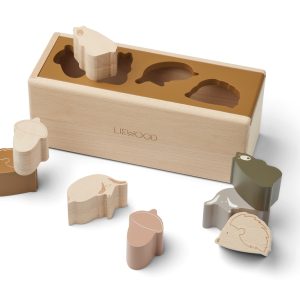 Boîte à formes animaux caramel Midas