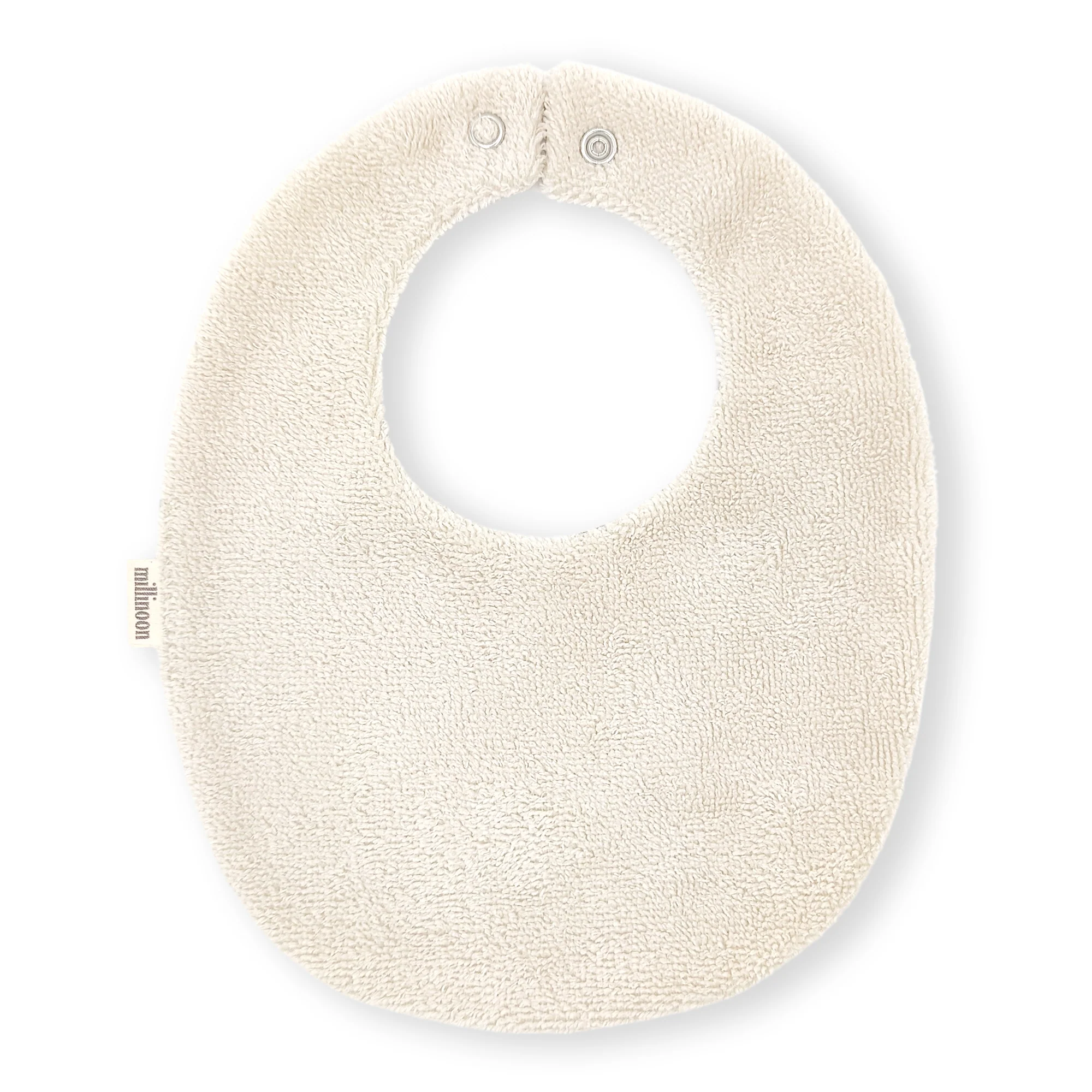 Bavoir en coton fleuri – Image 2