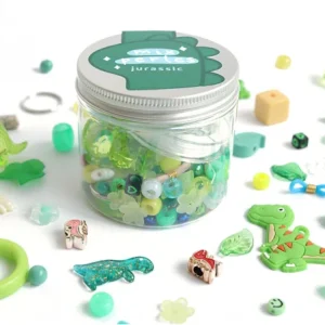 Mix perles jurassic dino