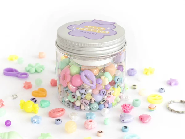 Mix perles pastel