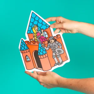 Cahier + Stickers Chateau