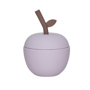 Tasse à paille pomme lavende