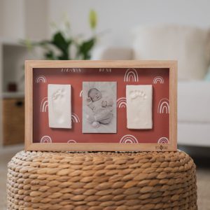 Cadre 2 Empreintes – Rainbow Terracotta – Petit Artichaut