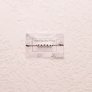 Bracelet Papa pour homme