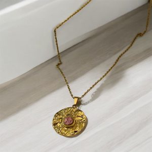 Alya – Collier en Cuir de Poisson