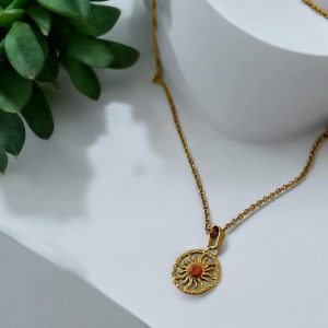 Ava – Collier en Cuir de Poisson