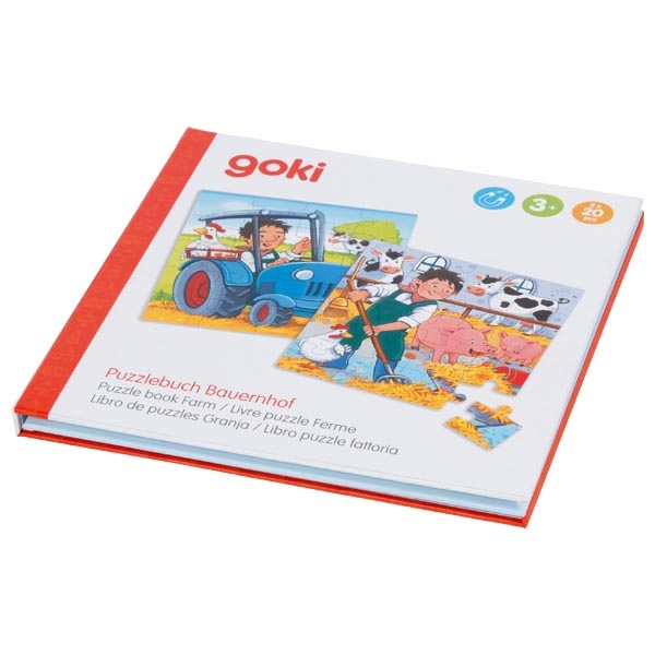 Livre Puzzles magnétiques la Ferme – Goki – 57384
