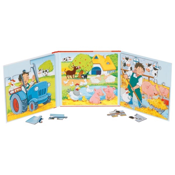 Livre Puzzles magnétiques la Ferme – Goki – 57384 – Image 2