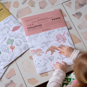 Coloriage XXL animaux invisibilisés