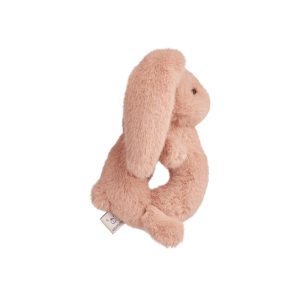 Hochet lapin rose – Romain