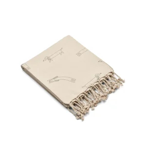 Serviette de plage Mona chien