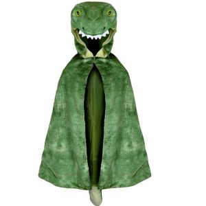 Cape de T. Rex avec Capuche, 4-5 ans – Great Pretender – 56705 – Great Pretenders